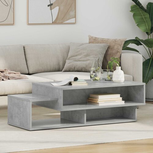  Kava Stol Betonski sivi 105 x 50 x 32,5 cm Konstruirano drvo Cene
