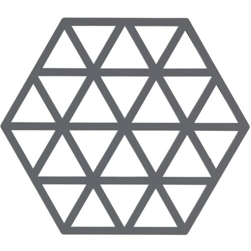 Zone sivi silikonski podmetač za vruće lonce Triangles Slike