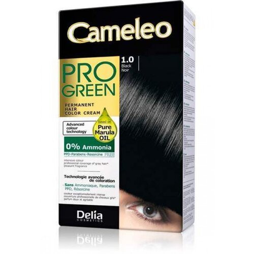 Delia boja za kosu CAMELEO PRO GREEN - Crna 1.0 Slike