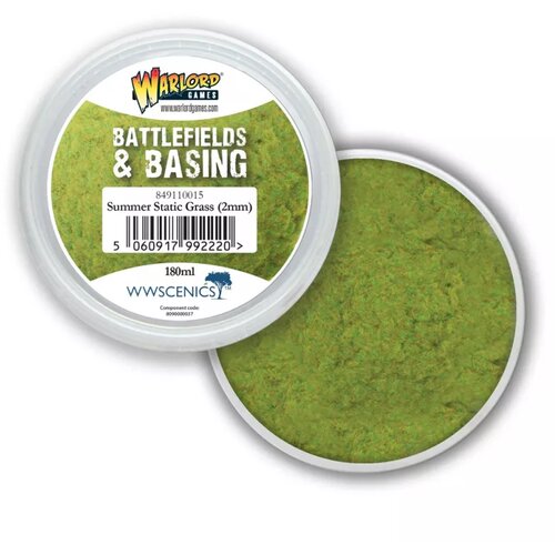 Warlord Games Battlefields & Basing: Summer 2mm Static Grass (180ml) Cene