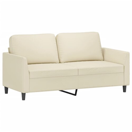 Maison Chic Dvosed kavč - Sofa - Kanape krem 140 cm umetno usnje, (21726997) Cene