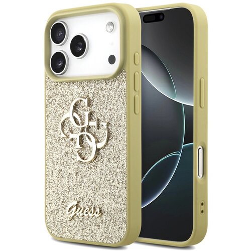 Guess FIXED GLITTER VELIK 4G OVITEK ZA IPHONE 17 PRO VISOKE KAKOVOSTI, (5000338077) Cene