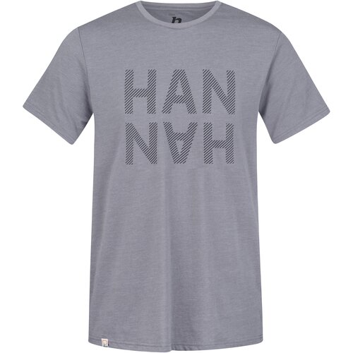 HANNAH Men&amp;#039;s T-shirt GREM steel gray mel (black) Slike