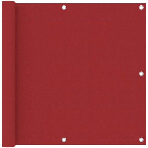 vidaXL balkonski zastor crveni 90 x 600 cm od tkanine Oxford Cijene