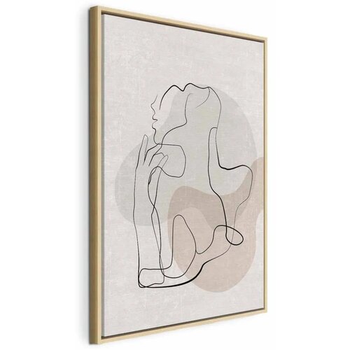  Slika - French Chic (1 Part) Vertical 60x90 U prirodnom drvenom okviru Cene