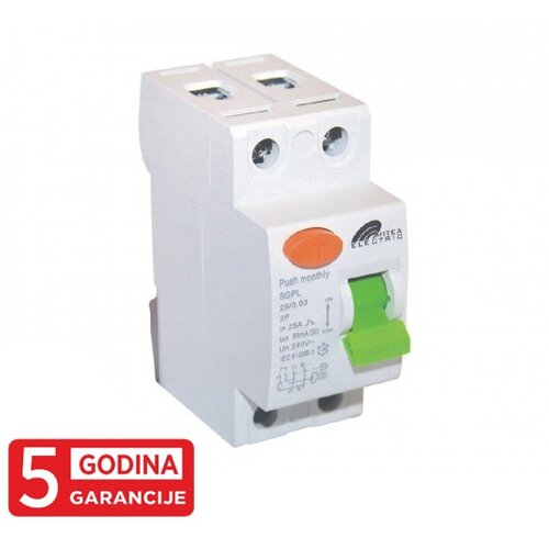 Mitea_Electric FID sklopka 25A 500mA 1P+N SGPL 5Y Cene