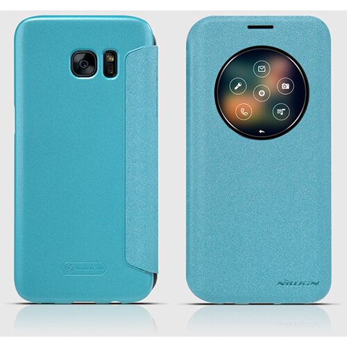 Nillkin Maska za Samsung S7/ G930 na preklop Sparkle plava Slike