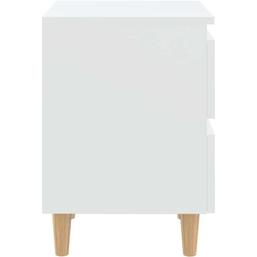 VidaXL noćni ormarići 2 kom bijeli 40 x 35 x 50 cm Slike