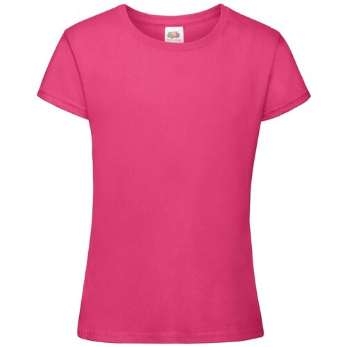 Fruit Of The Loom Girls&amp;#039; T-shirt Sofspun 610150 100% cotton 160g/165g Slike