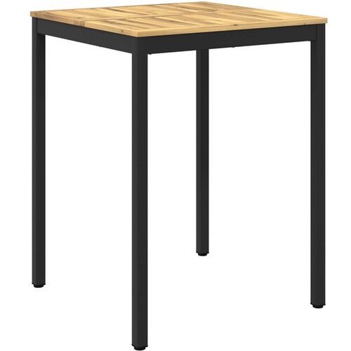 vidaXL Stol za bar u vrtu NAARDEN Bijela i crna 80 x 80 5 x 105 cm - Bijela i crna 80 x 80 5 x 105 cm Cene