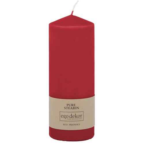 Eco candles by Ego dekor crvena svijeća Top, vrijeme gorenja 50 h Slike