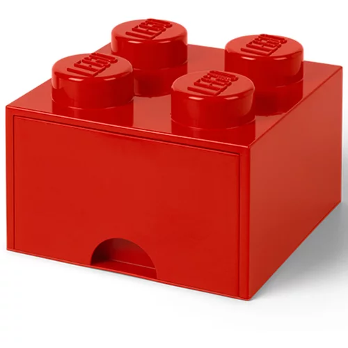 Lego kocka s predalnikom za shranjevanje 4 red