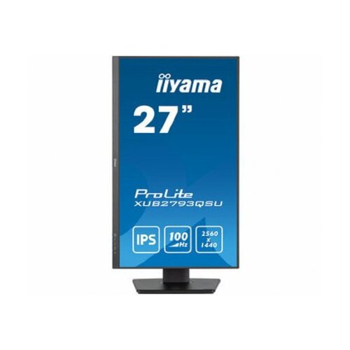 Iiyama ProLite XUB2793QSU-B6 IPS QHD 100Hz USB monitor Slike