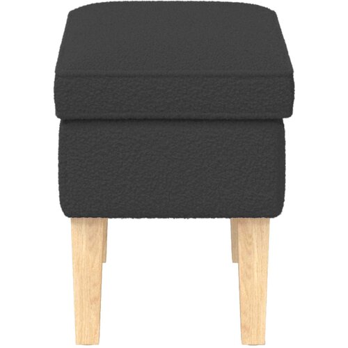  Stolica za noge Tamnosiva 55 x 35 x 41 cm Boucl&amp;eacute; Slike