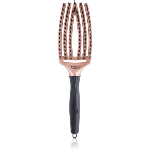 Olivia Garden Fingerbrush Trinity ravna krtača Rose Gold Cene