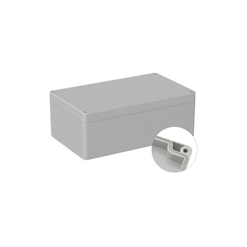 TRU COMPONENTS univerzalno kući&amp;scaron;te 200 x 120 x 75 abs svijetlosiva (ral 7035) 1 St. Slike