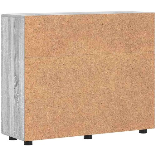 VidaXL Strani &amp;scaron;al Siva sonoma 55.5 x 29 x 100 cm Konstruiran les Slike