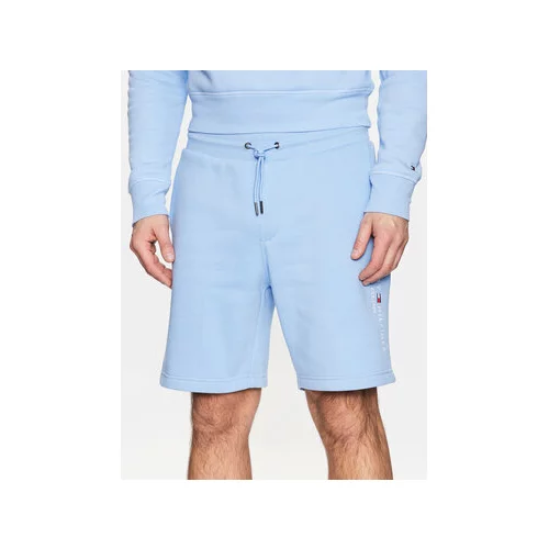 Tommy Hilfiger Športne kratke hlače Logo MW0MW22198 Modra Regular Fit