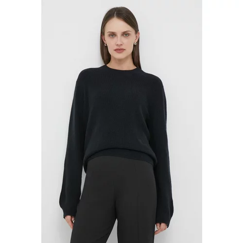 Tommy Hilfiger Vuneni pulover za žene, boja: crna