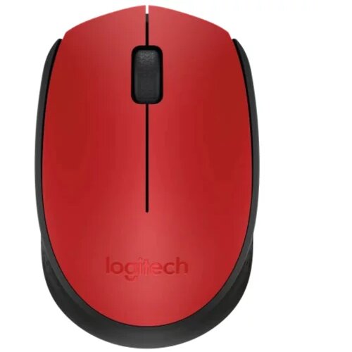 Logitech mi&amp;scaron; M171, bežični, crvenii Slike