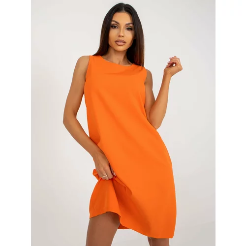 Fashion Hunters Orange OCH BELLA simple cocktail dress