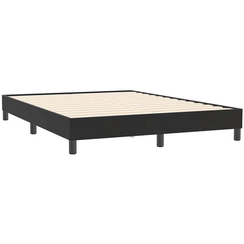 VidaXL Box Spring krevet bez madraca crni 140x210 cm samt Slike