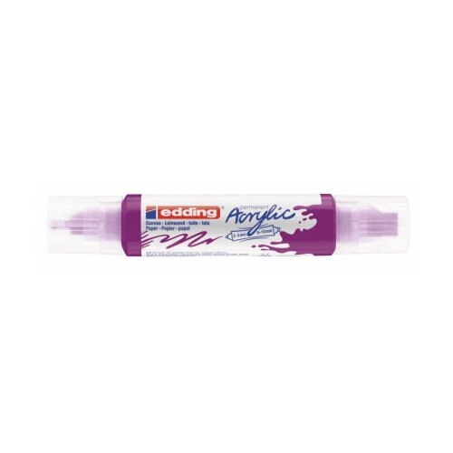  Akrilni marker E-5400 double-liner sa dva vrha Edding borovnica Cene