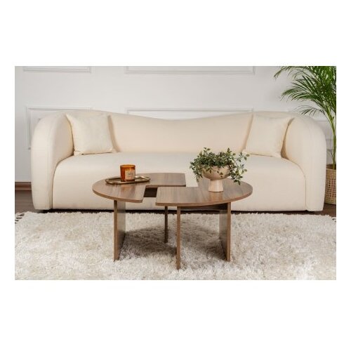 Hanah home Klub sto Moira, O90x41cm, Smeđa Cene