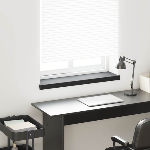  Prozorska klupčica Crno s drvenim uzorkom 100 x 25 x 4,5 cm PVC Cijene