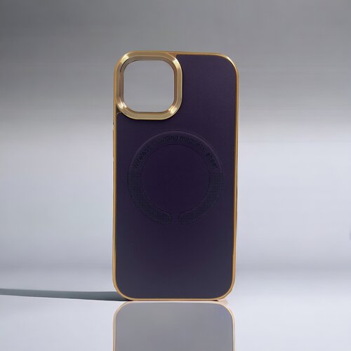  futrola desire magsafe za iphone 14 pro max (6.7) tamno ljubičasta Slike