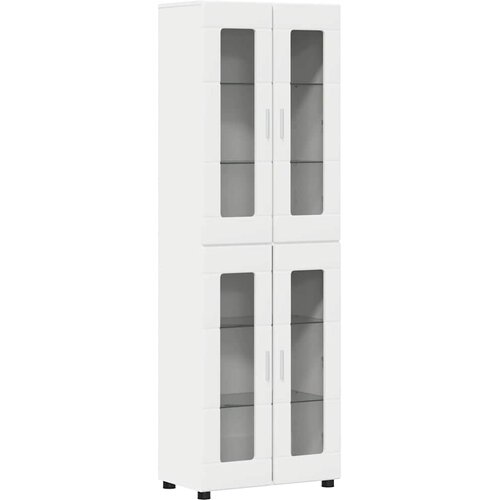  Set TV komoda FLORIN 3 kom. Bijelo Konstruirano drvo Slike