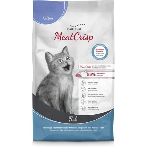 Platinum Suva hrana za mačiće Meat Crisp Kitten, Riba, 1.5 kg Slike