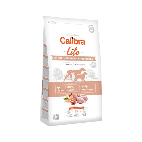 CALIBRA Dog Life Senior Medium & Large Piletina, hrana za pse 12kg Cene