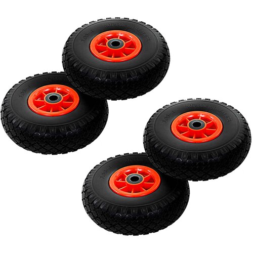 vidaXL Kotači za teretna kolica 4 kom čvrsti PU 3.00 - 4 (260 x 85) Cijene