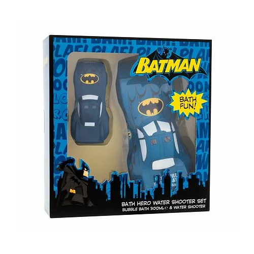 DC Comics Batman Bath Hero Water Shooter Set darilni set penasta kopel 300 ml + vodna pištola 1 kos