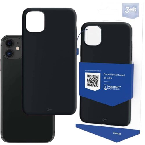 3mk APPLE IPHONE 11 - MATT CASE BLACK, (21970289) Cene