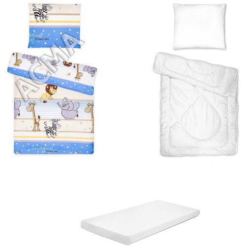 ACMA Posteljina set 5 elemenata za krevet 160x80 cm - Uzorak 21a Cijene