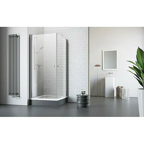 Corniche Kutna tuš kabina Light (90 x 90 x 190 cm, Debljina: 5 mm, Srebrne boje) + BAUHAUS jamstvo 2 godine Cijene