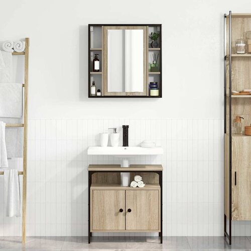  Set namje&scaron;taja za kupaonicu 2 kom. Smeđa 60 x 30 x 60 cm Cijene