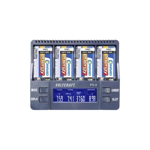Voltcraft Punjač za 9V block baterije NiCd, NiMH, LiIon P9-4 9 V block Cijene