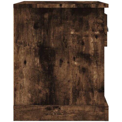  Noćni ormarići 2 kom boja hrasta 39x39x47,5cm konstruirano drvo Slike
