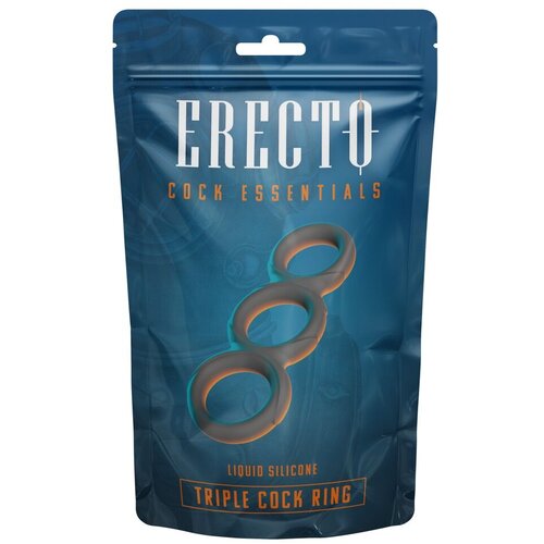 Erecto Trostruki prsten za penis i testise Slike