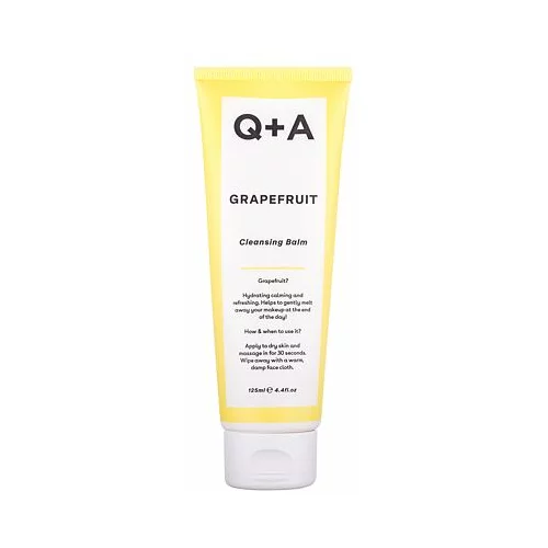 Q+A Grapefruit Cleansing Balm osvežujoč čistilni balzam 125 ml za ženske