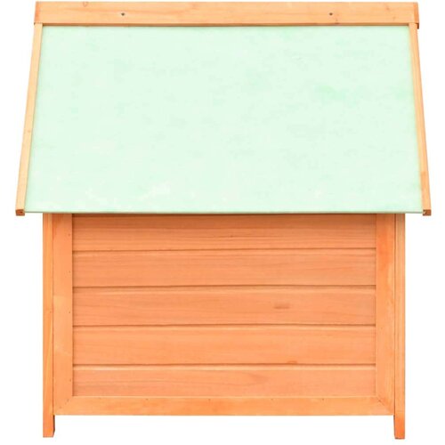 VidaXL Kućica za pse od masivne borovine i jelovine 72 x 85 x 82 cm Slike