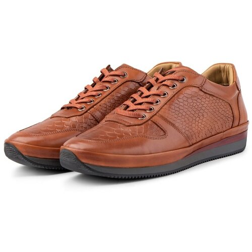 Ducavelli Muster Genuine Leather Men's Casual Shoes, Sheepskin Inner Shoes, Winter Shearling Shoes. Slike