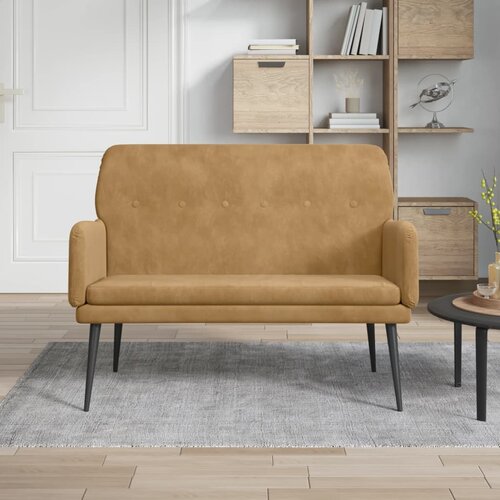 VidaXL Klupa smeđa 108 x 79 x 79 cm bar&amp;scaron;unasta Slike