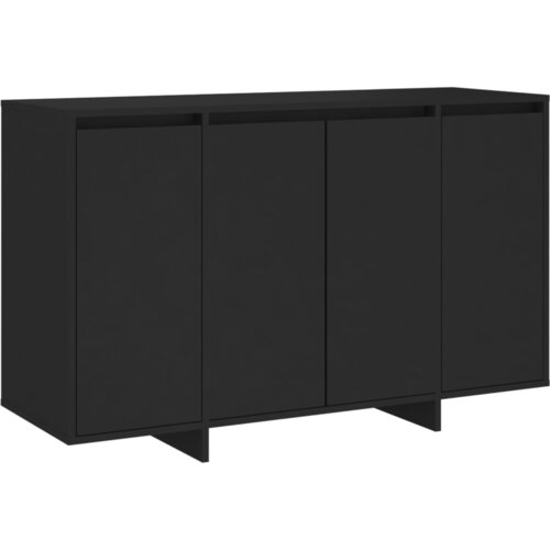 Maison Chic Komoda - Predalnik črna 120x41x75 cm iverna plo&amp;scaron;ča, (21716350) Slike