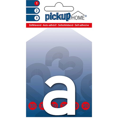 Rio Črka Pickup 3D Home Rio (Motiv: a, vi&amp;scaron;ina: 6 cm, bele barve) Slike