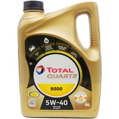 Total Motorno ulje Total Quartz 9000 (5W-40, A3/B4, 4 l) Slike
