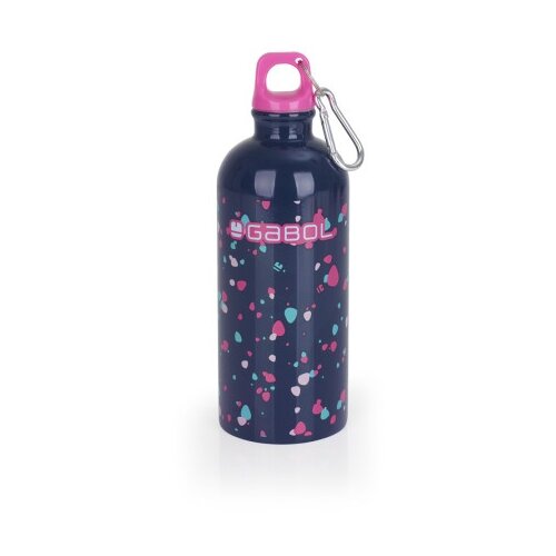 Gabol Aluminijumska boca za vodu sa zakačkom 7x21 cm 600ml Party ( 16ADG235948 ) Slike